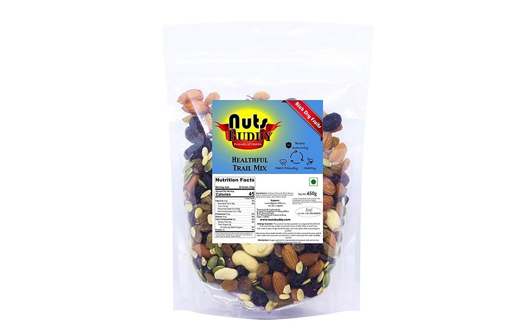 Nuts Buddy Healthy Trail Mix    Pack  650 grams